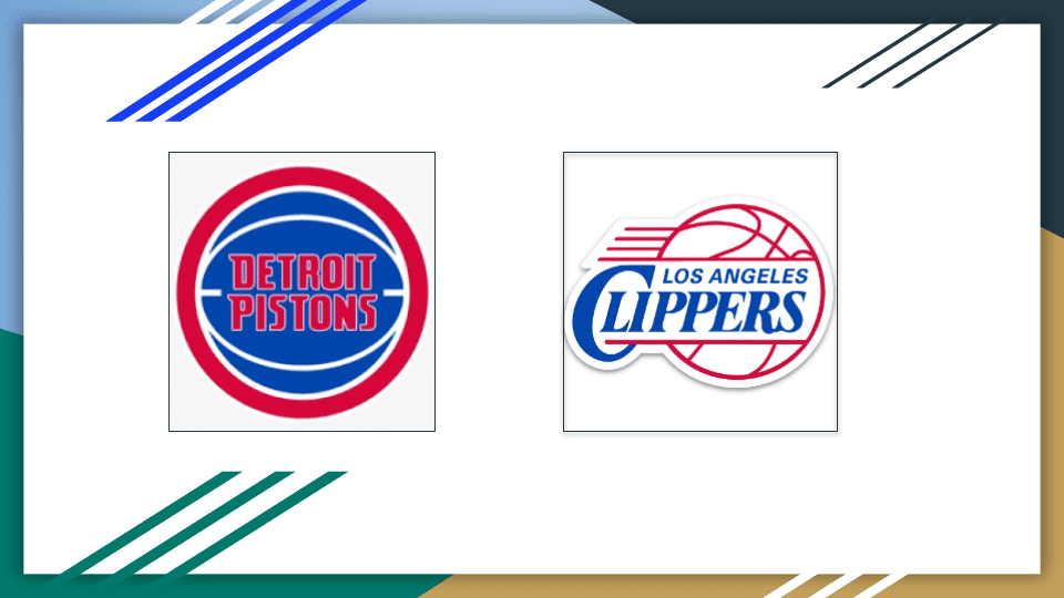 Pistons vs Clippers Prediction: Statistical Analysis