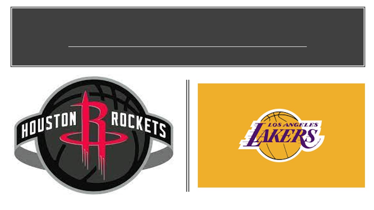 Rockets vs Lakers Prediction and Odds
